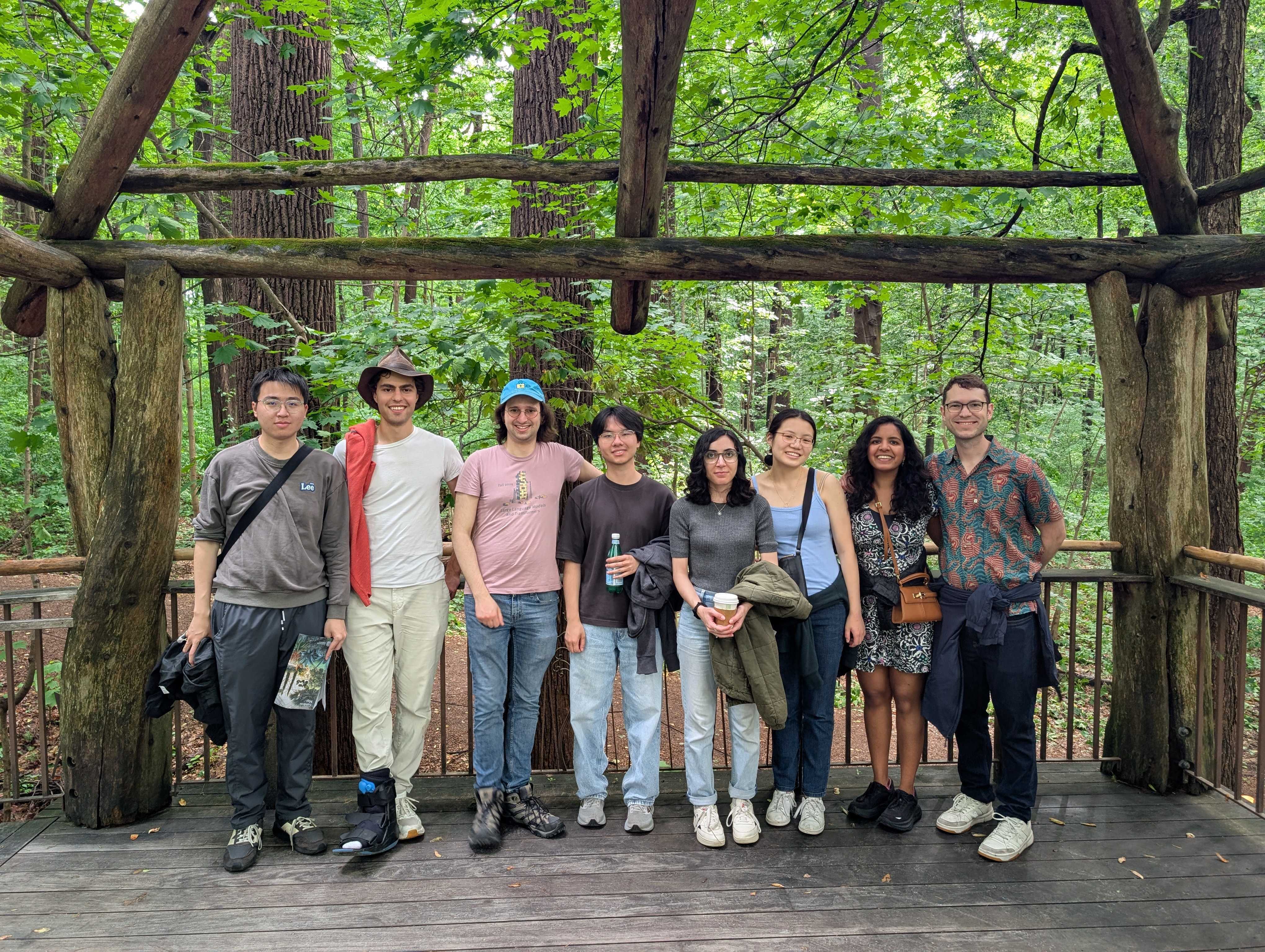 Group photo outdoors